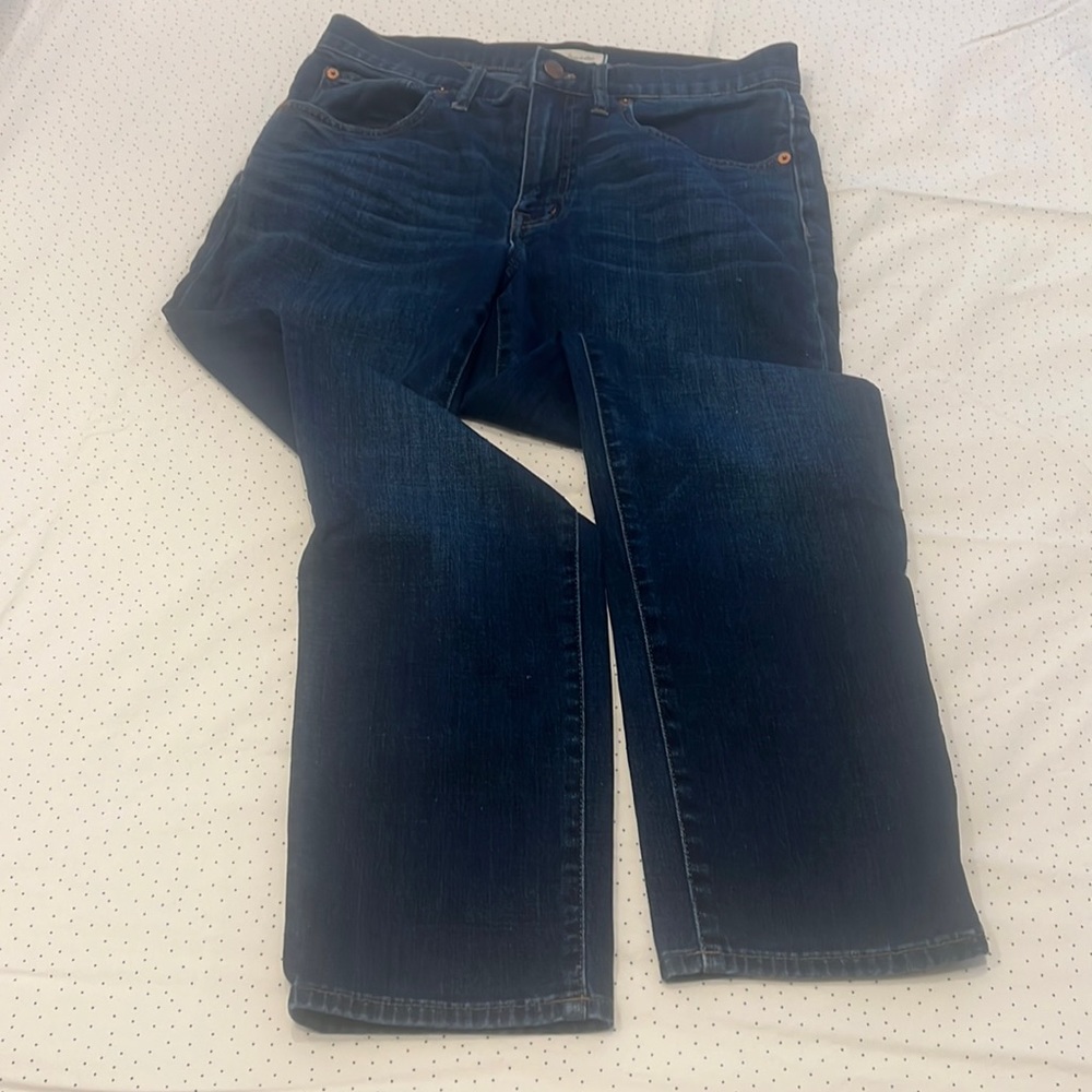 VGUC Madewell The Slim Boyjean | size P 27 | Dark Wash